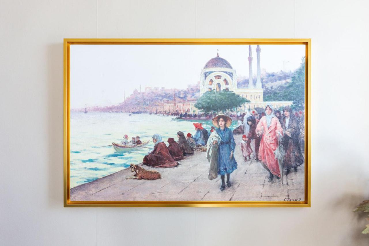 Historical Flat With A Lovely Sea View In Beyoglu Isztambul Kültér fotó